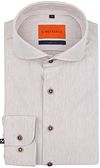 Suitable Herringbone-skjorte i sand 284-4