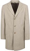 Suitable Coat Wol Twill Sand Product
