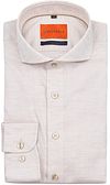 Suitable Melange Skjorte Sand 285-4