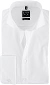 Olymp Level Five Shirt Wit Body-Fit Double Cuff 609565-00