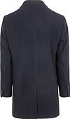 Suitable Coat Wol Twill Navy Product / Achterkant