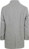 Suitable Coat Wolle Twill Grau Product / Achterkant