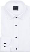 Olymp Luxor Shirt Contrast Button White order online | 135484-00 | Suitable Liechtenstein