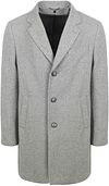 Suitable Coat Wol Twill Grijs Product