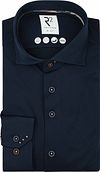 R2 Overhemd Knitted Dobby Navy kopen | Suitable