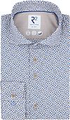 R2 Overhemd Print Koffiekopjes Blauw 120.WSP.032-012 kopen | Suitable