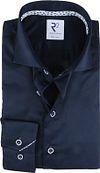 R2 Overhemd Extra Lange Mouwen Donkerblauw  NOS.TWILL.XLS.003/010 kopen | Suitable