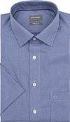 OLYMP Overhemd Luxor Korte Mouw Ruit Royal Blauw 319012-19 kopen | Suitable