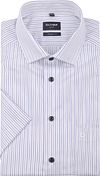 OLYMP Short Sleeve Hemd Luxor Strepen Blauw 122252-22 kopen | Suitable