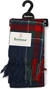 BarbourScarfs Tartan Wool Cashmere Navy