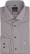 Olymp Luxor Hemd Druckmuster Braun kaufen | 121144-28 | Suitable