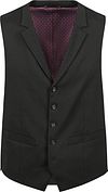 Suitable Gilet Proteus Zwart 1449-D Gilet kopen | Suitable