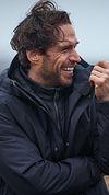 Parka Didriksons Kenny w kolorze granatowym Model / Sfeerbeeld