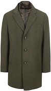 Suitable Coat Wol Twill Donkergroen JA-WOLCOAT-STBL-24.04 kopen | Suitable