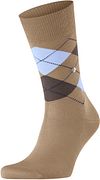 Burlington Manchester Strumpor Rutig Beige 4240 21088-4240