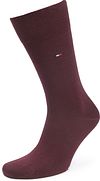 Tommy Hilfiger Classic 2-Pack Sokken Burgundy Zwart Product