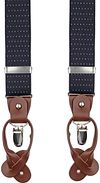 Suitable Luxe Bretels Navy Stippen SUS-Y-LUX-3,5 cm dots navy kopen | Suitable