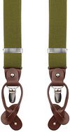 Suitable Luxe Bretels Groen SUS-Y-LUX-3,5 cm olive 6040 kopen | Suitable