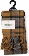 BarbourScarfs Tartan Lambswool Light Brown