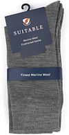 Suitable Chaussettes Mérinos Gris Lot de 2 Product / Detail