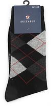 Skarpetki Suitable Argyle w kolorze czarnym Verpakking