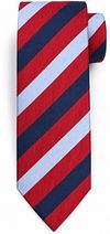 Suitable Stropdas Zijde Multistripe Rood TI26-25 kopen | Suitable