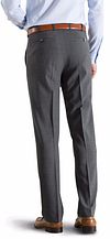 Pantaloni Meyer Roma in misto lana grigio Model / Achterkant
