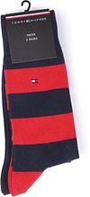Tommy Hilfiger Strumpor 2 Par Rugby Röd Verpakking