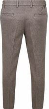 Suitable Aiden Pantalon Houndstooth Tabacco