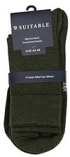 Suitable Merino Socks Dark Green 2-Pack