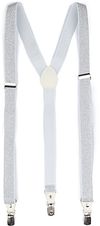 Suitable Suspenders Silver Product / Detail