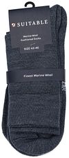 Suitable Merino Socks Jeans Blue 2-Pack