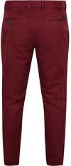 Steppin' Out Chino Newbury Heavy Twill Burgundy Product / Achterkant