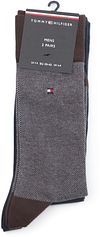 Tommy Hilfiger 2-pak Sokker Birdseye Burgundy Navy Product / Detail