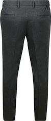 Pantalones de vestir Suitable Aiden Houndstooth verde oscuro Product / Achterkant