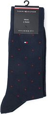 Tommy Hilfiger 2-pack skarpetki w kolorze niebieskim 002 Verpakking