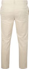 Spodnie chino Profuomo z szerokiego sztruksu w kolorze ecru Product / Achterkant