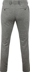 Alberto Rob Pants Pied de Poule Grey Product / Achterkant