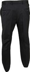 Suitable Pantalon Piga Wol Antraciet Product / Achterkant