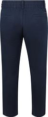 Chino BOSS Sanderson in misto lino blu navy Product / Achterkant