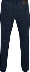 Pierre Cardin Pantalon Lyon Future Flex Corduroy Marine Product / Achterkant
