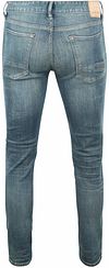 Cast Iron Riser Jeans Lichtblauw Product / Achterkant
