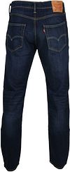 Levis 502 Jeans City Park Dark Blue 0011 Product / Achterkant