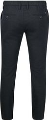 Alberto Hose Jump Flanell Herringbone Navy Product / Achterkant