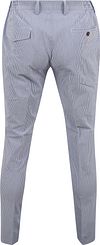 Suitable Chino Strepen Blauw Product / Achterkant