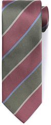 Suitable Triple Stripe Cravatta Green Product