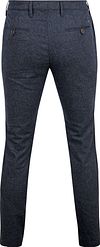 Alberto Rob Broek Wol Navy Product / Achterkant