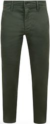 Chino MAC Driver Pants in cotone verde scuro 1995L635100-360B