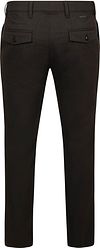 Alberto Lou Chino Flanell Herringbone Braun