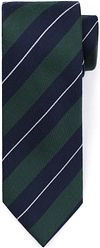 Suitable Stropdas Zijde Triple Stripe Donkergroen TI26-01 kopen | Suitable